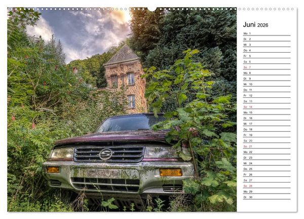 Produktbild: Rostlauben - vergessene Klassiker (Wandkalender 2026 DIN A2 quer), CALVENDO Monatskalender