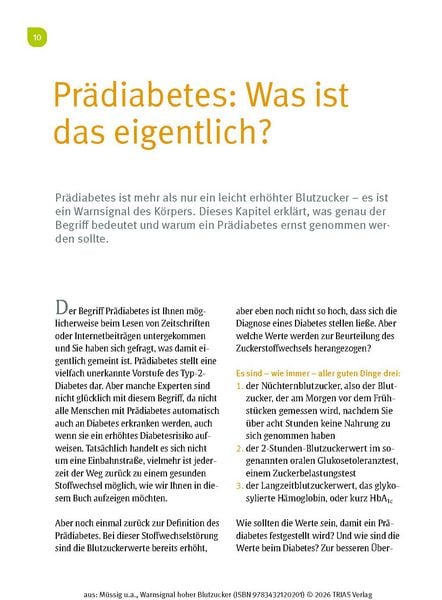 Produktbild: Warnsignal hoher Blutzucker