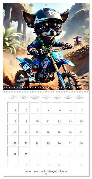 Produktbild: Outdoor adventure with an AI-Chihuahua (Wall Calendar 2026 12 &times; 12 Inch) CALVENDO 12 Month Wall Calendar