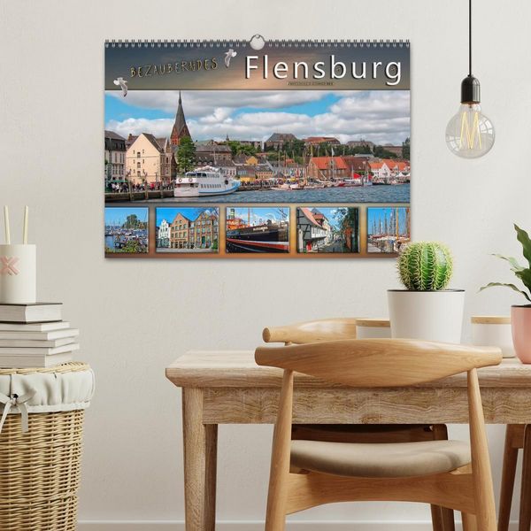 Produktbild: Bezauberndes Flensburg (Wandkalender 2026 DIN A3 quer), CALVENDO Monatskalender