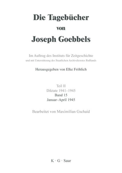Produktbild: Januar - April 1945