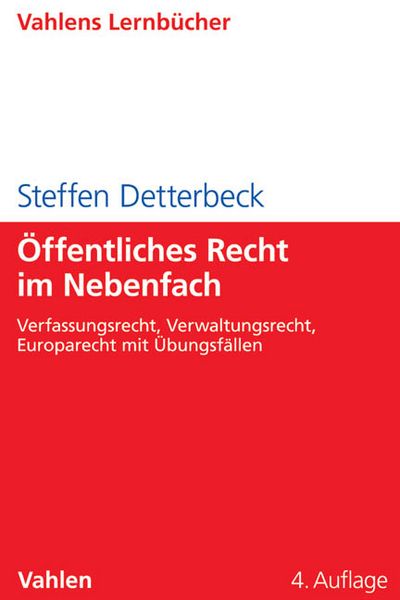 Produktbild: &Ouml;ffentliches Recht im Nebenfach