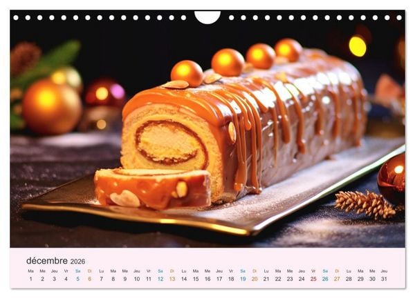 Produktbild: Les d&eacute;lices du temps (Calendrier mural 2026 DIN A4 vertical), CALVENDO calendrier mensuel