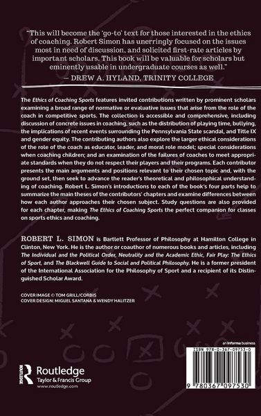 Produktbild: The Ethics of Coaching Sports
