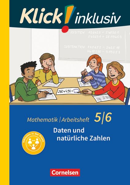 Produktbild: Klick! inklusiv 5./6. Schuljahr - Arbeitsheft 1 - Daten und natürliche Zahlen