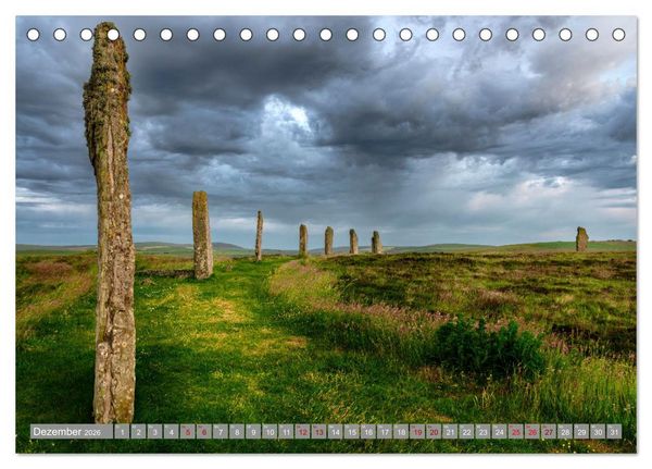 Produktbild: Orkney, Inselwelten aus Licht und Legenden. (Tischkalender 2026 DIN A5 quer), CALVENDO Monatskalender