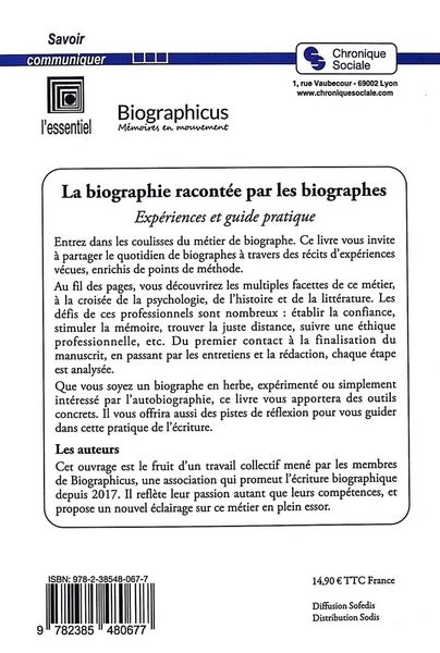 Produktbild: La biographie racont&eacute;e par les biographes