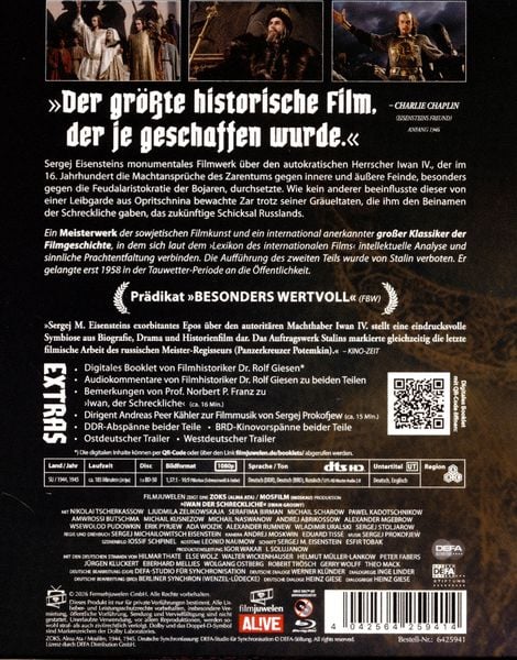 Produktbild: Iwan der Schreckliche (Teil 1 und 2) (DEFA Filmjuwelen)