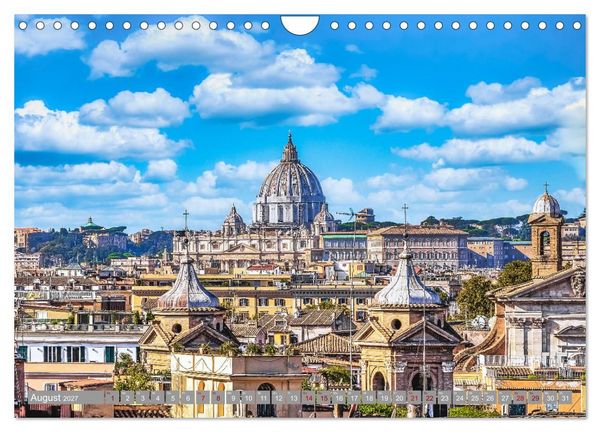 Produktbild: Rom - Ewige Stadt am Tiber (Wandkalender 2027 DIN A4 quer), CALVENDO Monatskalender