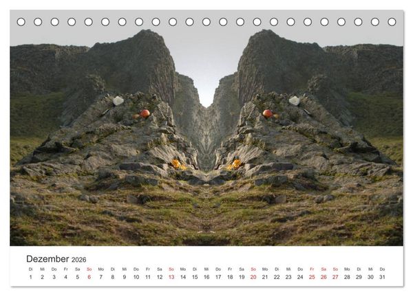 Produktbild: Spiegelwelten - Natur anders sehen (Tischkalender 2026 DIN A5 quer), CALVENDO Monatskalender