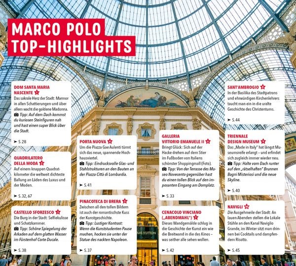 Produktbild: MARCO POLO Reisef&uuml;hrer Mailand, Lombardei