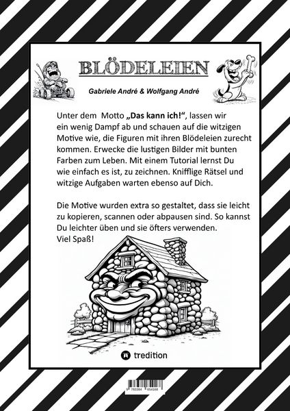 Produktbild: Craftbook - Lustige Ausmalmotive - Tutorial - Knifflige R&auml;tsel - Aufgaben - Story Telling - Wissenswertes &uuml;ber Schabernack - Vorlagen
