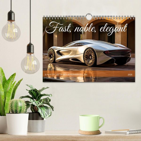 Produktbild: Fast, noble, elegant (Wall Calendar 2026 DIN A4 landscape), CALVENDO 12 Month Wall Calendar