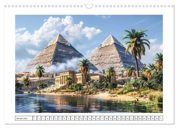 Produktbild: Im Schatten der Pyramiden (Wandkalender 2026 DIN A3 quer), CALVENDO Monatskalender