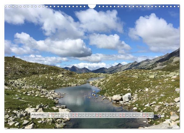 Produktbild: Alpenauszeit - Traumhafte Bergmomente am Wasser (Wandkalender 2026 DIN A3 quer), CALVENDO Monatskalender