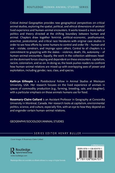 Produktbild: Critical Animal Geographies