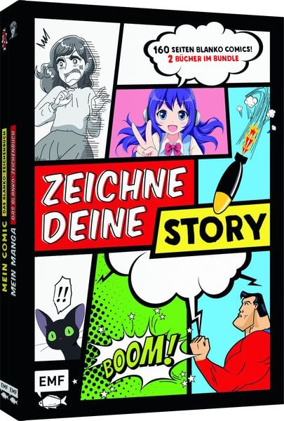 Zeichne deine Story – Blanko Comics: Zwei Bücher im Bundle