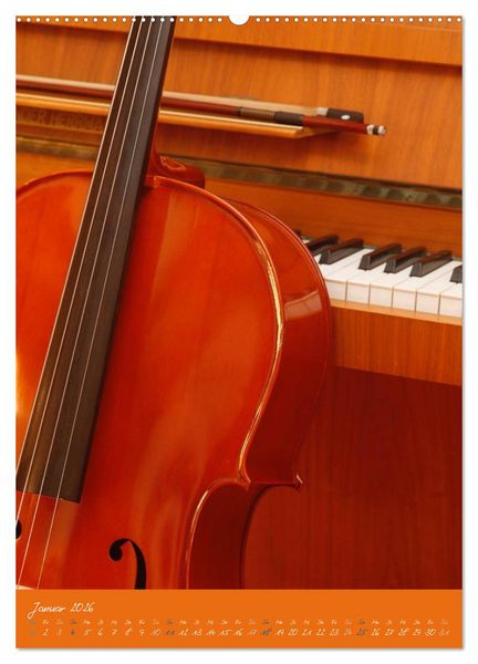 Produktbild: Geliebtes Cello (hochwertiger Premium Wandkalender 2026 DIN A2 hoch), Kunstdruck in Hochglanz