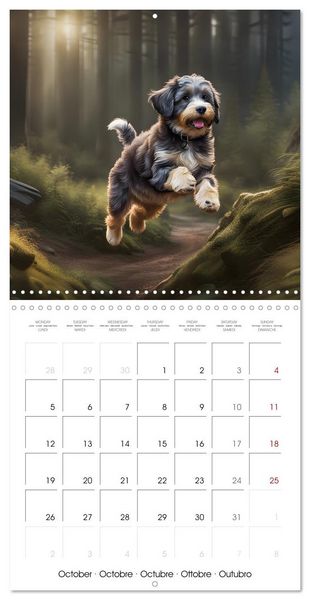 Produktbild: Aussiedoodle - Dogs to love (Wall Calendar 2026 12 &times; 12 Inch) CALVENDO 12 Month Wall Calendar
