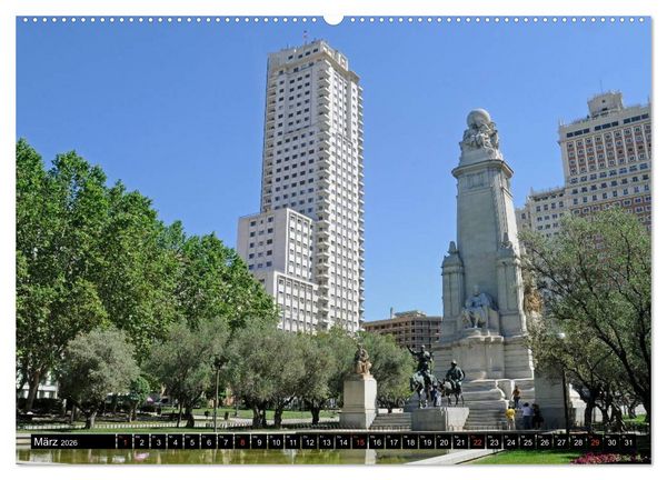 Produktbild: Madrid (Wandkalender 2026 DIN A2 quer), CALVENDO Monatskalender