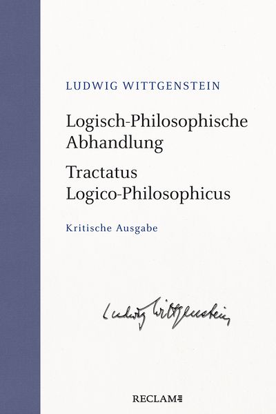 Produktbild: Logisch-Philosophische Abhandlung. Tractatus Logico-Philosophicus
