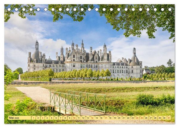 Produktbild: Ch&acirc;teaux. Im Tal der Loire (Tischkalender 2026 DIN A5 quer), CALVENDO Monatskalender