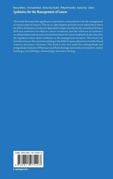 Produktbild: Synbiotics for the Management of Cancer