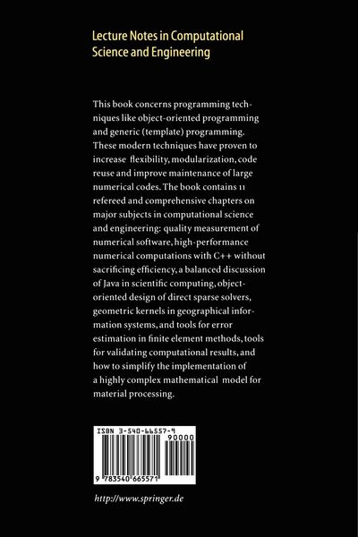 Produktbild: Advances in Software Tools for Scientific Computing
