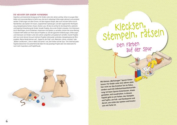 Produktbild: Krippenkinder in Aktion - 10 tolle Mini-Projekte