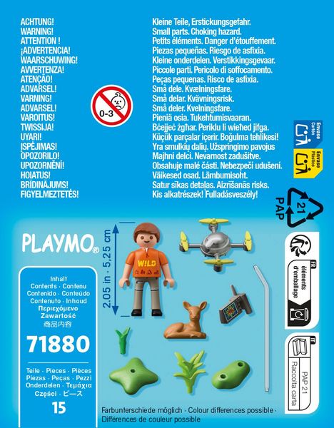 Produktbild: PLAYMOBIL 71880 Rehkitz-Rettung mit Drohne