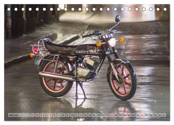 Produktbild: Oldtimer Mopeds - fotografiert von Michael Allmaier (Tischkalender 2026 DIN A5 quer), CALVENDO Monatskalender