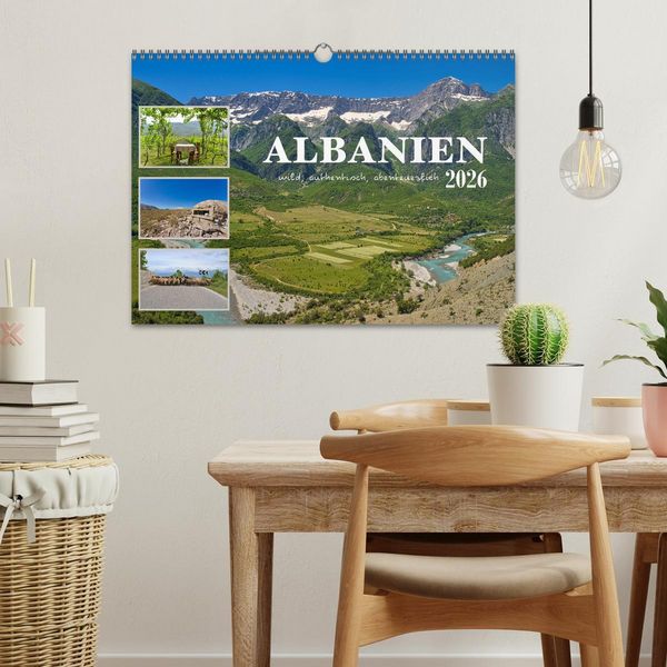 Produktbild: Albanien - wild, authentisch, abenteuerlich (Wandkalender 2026 DIN A3 quer), CALVENDO Monatskalender
