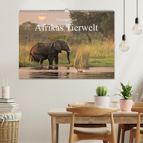 Produktbild: Afrikas Tierwelt Christian Heeb (Wandkalender 2026 DIN A2 quer), CALVENDO Monatskalender