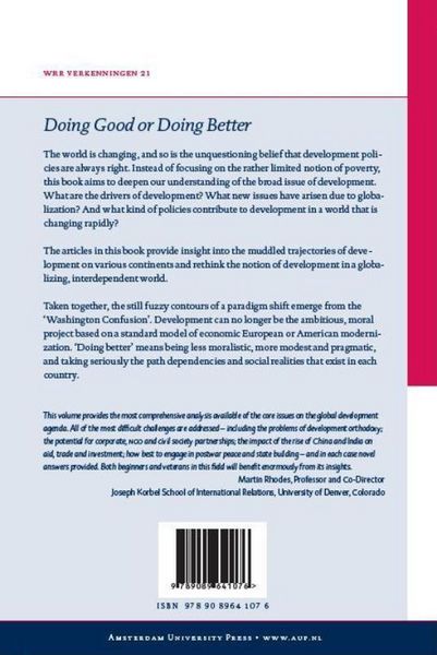 Produktbild: Doing Good or Doing Better