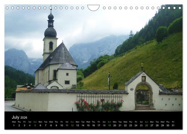 Produktbild: Beautiful Bavarian Alps (Wall Calendar 2026 DIN A4 landscape), CALVENDO 12 Month Wall Calendar