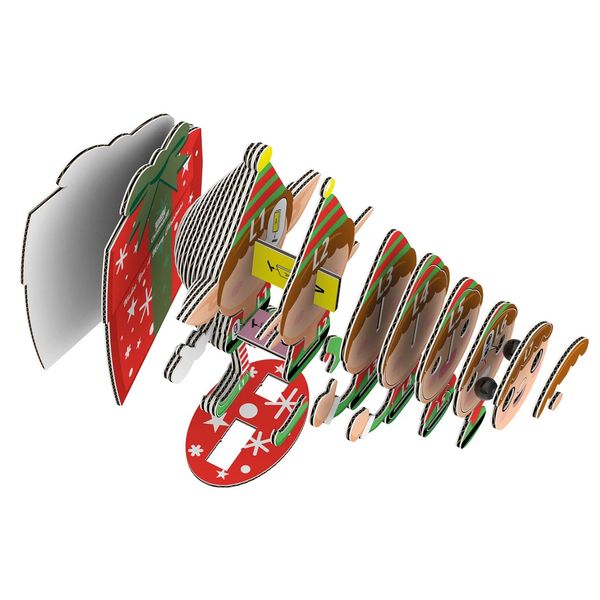 Produktbild: EUGY - 3D Bastelset Weihnachtself