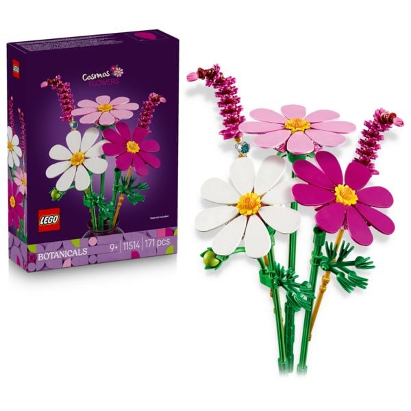 Produktbild: LEGO Botanicals 11514 Kosmeen, Kunstblumen Modellbau f&uuml;r Kinder