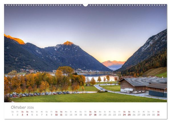 Produktbild: Tirol - Herbst am Achensee (Wandkalender 2026 DIN A2 quer), CALVENDO Monatskalender