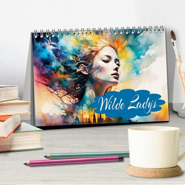 Produktbild: Wilde Ladys (Tischkalender 2026 DIN A5 quer), CALVENDO Monatskalender