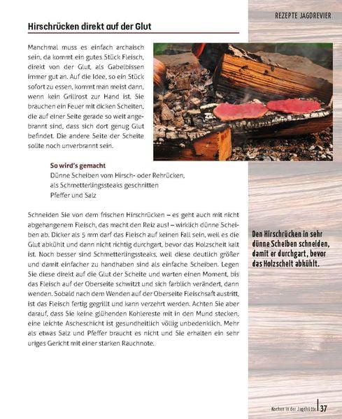 Kochen in der Jagdhütte