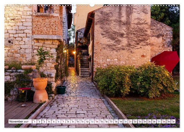 Produktbild: Istria &ndash; Coastal Wonders, Historic Cities, and Island Dreams (Wall Calendar 2027 DIN A2 landscape), CALVENDO 12 Month Wall Calendar