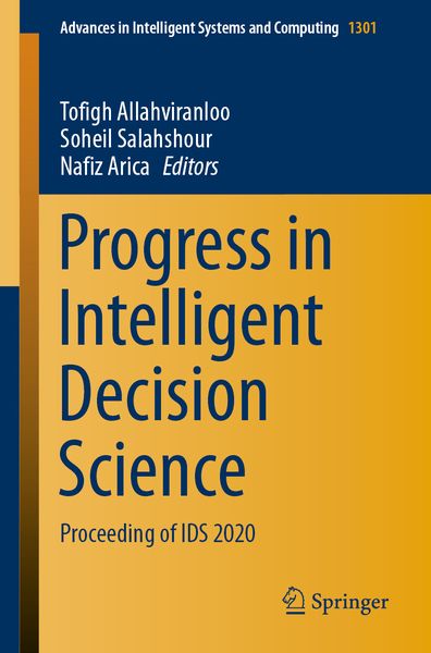 Produktbild: Progress in Intelligent Decision Science