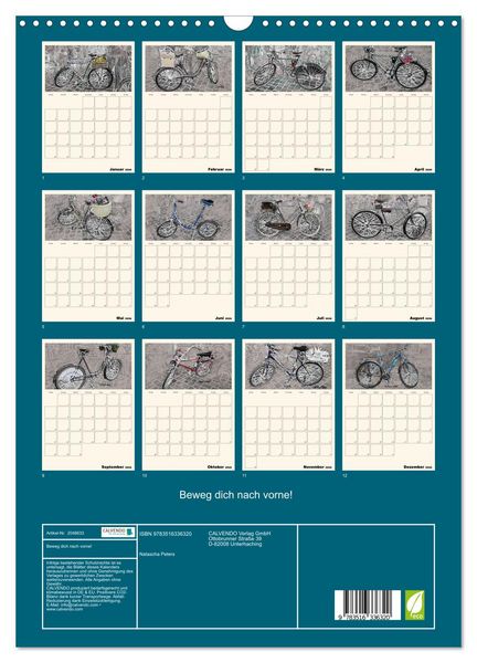 Produktbild: Beweg dich nach vorne! (Wandkalender 2026 DIN A3 hoch), CALVENDO Monatskalender
