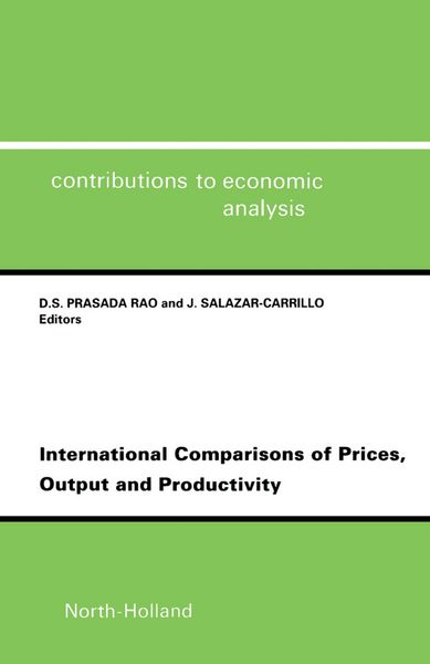 Produktbild: International Comparisons of Prices, Output and Productivity