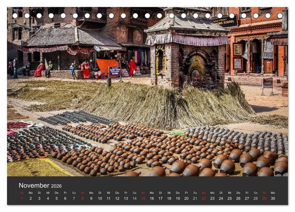 Produktbild: Nepal 2026 - Dem Himmel so nah (Tischkalender 2026 DIN A5 quer), CALVENDO Monatskalender
