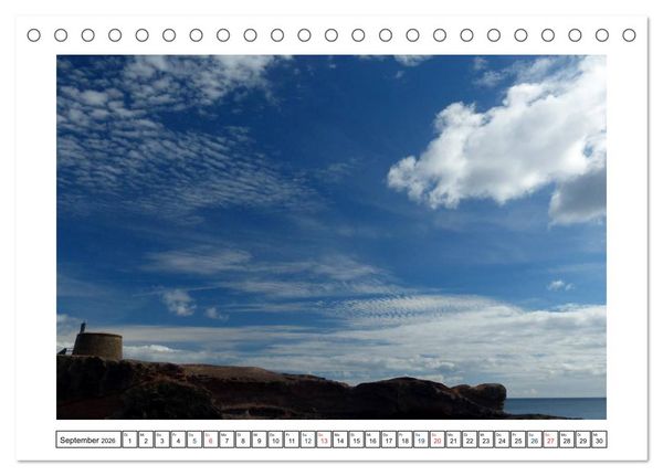Produktbild: Lanzarote - Playa Blanca (Tischkalender 2026 DIN A5 quer), CALVENDO Monatskalender