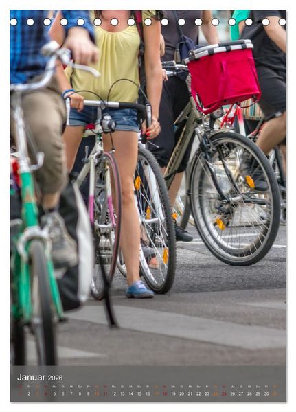 Produktbild: Fahrradfahren (Tischkalender 2026 DIN A5 hoch), CALVENDO Monatskalender