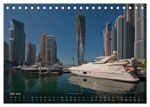 Produktbild: Faszinierendes Dubai (Tischkalender 2026 DIN A5 quer), CALVENDO Monatskalender