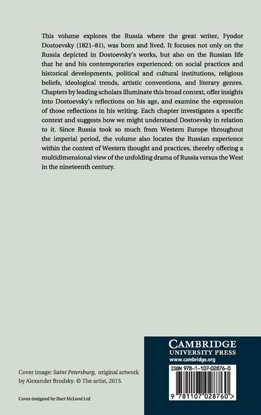 Produktbild: Dostoevsky in Context