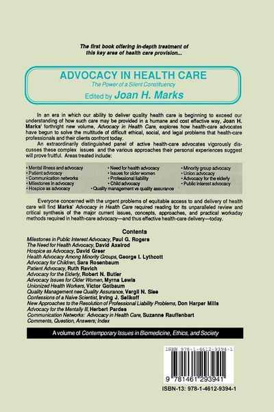 Produktbild: Advocacy in Health Care